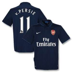  09 10 Arsenal Away Jersey + v.Persie 11
