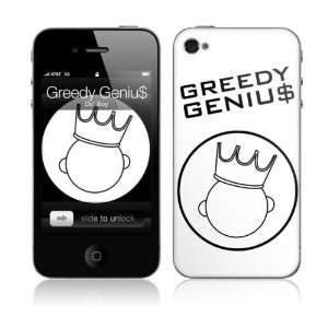   Skins MS GRED10133 iPhone 4  Greedy Geniu$  Do Boy Skin Electronics