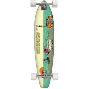 GFH V Dub White Complete Longboard Skateboard   8.3 x 38 