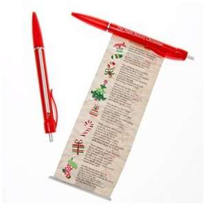  The Night Before Christmas Scroll Pens Toys & Games