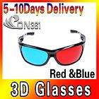 Red and Blue 3D Glassess 3D moive game TV video 3D anaglyphic DVD 