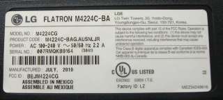 42 Commercial Grade LG Flatron M4224C BA LCD Monitor  