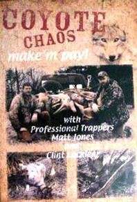 COYOTE CHAOS DVD Jones and Locklear Trapping NEW  