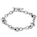 Stainless Steel Infinity Cable Link Bracelet