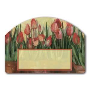 Magnet Works, Ltd. Potted Tulips Yard DeSign, Screen Printed, Strong 