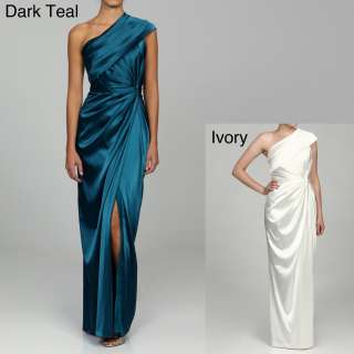 Adrianna Papell One Shoulder Satin Grown  