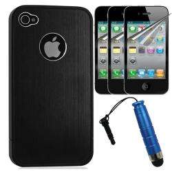 SKQUE Apple iPhone 4S Alumium Case/ Screen Protector/ Stylus 