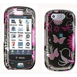 Samsung Highlight T749 Pink Butterfly Design Case  