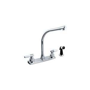  LDR 011 3900 Two Handle Decor Kitchen Faucet With Side 