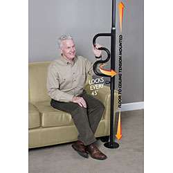 Standers Security Pole and Curve Grab Bar  
