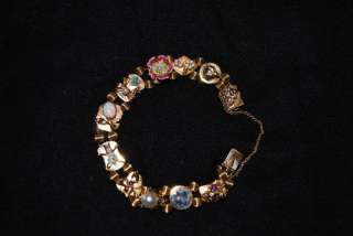 VINTAGE 14KT SLIDE BRACELET  