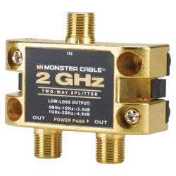 Monster Cable TGHZ2RF Broadband Splitter  