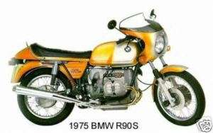 1975 BMW ~ R90S MOTORCYCLE ~ MAGNET  