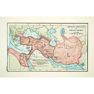 Map Assyrian Chaldean Persian Empires Asia Minor Egypt Arabia Red Sea 