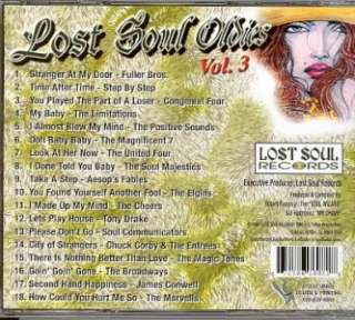 LOST SOUL OLDIES   VOL 3 CD 18 TRACKS NEW  