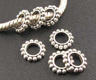   Snowflake Spacer Beads Fit European Charm Bracelet ☆f759  