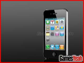   Aluminum Chrome Hard Case Cover F iPhone ATT Verizon Sprint 4S 4G 4