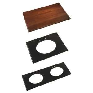 Ronbow Accessories CVE6122 61 quot Wood counter with double precut 