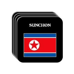 North Korea   SUNCHON Set of 4 Mini Mousepad Coasters