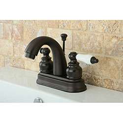 Oil Rubbed Bronze Classic Double handle Bathroom Faucet   