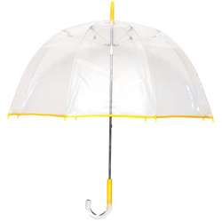 Tina T Bubble Clear/ Yellow Umbrella  