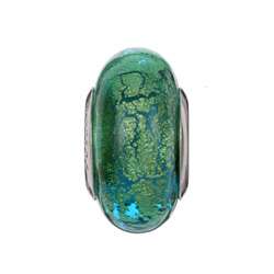   Moments Sterling Silver Turquoise Blue Murano Bead  