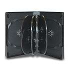 Multi 10 Disc DVD Cases CD Storage Black Holds Ten