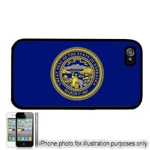  State Flag Apple iPhone 4 4S Case Cover Black 