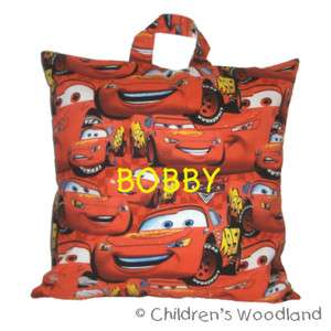 DISNEY MOVIE CARS TRAVEL PILLOW PERSONALIZED KIDS  