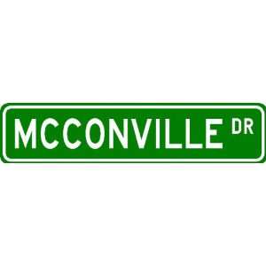  MCCONVILLE Street Sign ~ Personalized Family Lastname Sign 