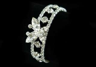Bridal Wedding Butterfly Crystal Bracelet B012  