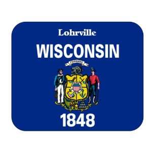   US State Flag   Lohrville, Wisconsin (WI) Mouse Pad 