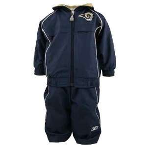 Reebok St. Louis Rams Navy Blue Infant 2 Piece Warmup Suit  