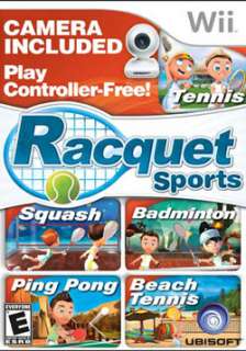 Wii   Racquet Sports (with Camera)  