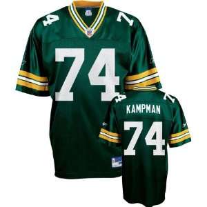  Men`s Green Bay Packers #74 Aaron Kampman Team Replica 