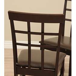 Justin Bi cast Leather Dining Room Chairs (Set of 2)  