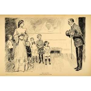  1906 Charles D. Gibson Girl Teacher Pupils School Print 