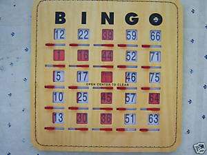 40 SHUTTER BINGO CARDS 6 PLY QUICK CLEAR & DECK/CARDS  