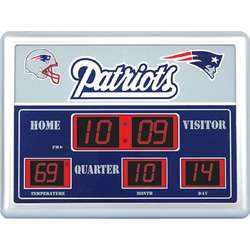 New England Patriots Scoreboard Clock  