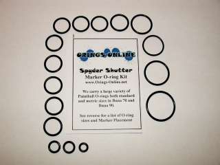 Spyder Shutter O ring Oring Kit Paintball Marker 4 kits  