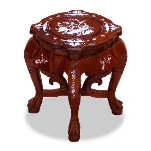  Rosewood Pearl Inlaid Imperial Stool