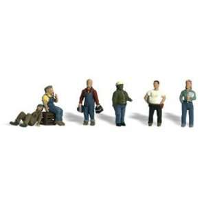  Woodland Scenics HO Factory Workers WOOA1867 Toys & Games