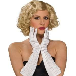 Lets Party By Rubies Costumes White Stretch Elbow Gloves Adult / White 