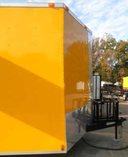 NEW 8.5 x 16 YELLOW FOOD CONCESSION VENT HOOD ENCLOSED TRAILER  