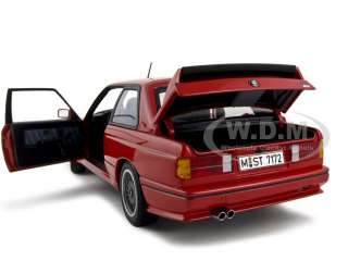   car model of 1989 bmw m3 e30 sport evolution cecotto edition red die