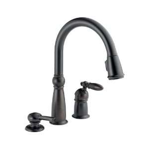  Delta Victorian Single Handle Pull Down Kitchen Faucet 