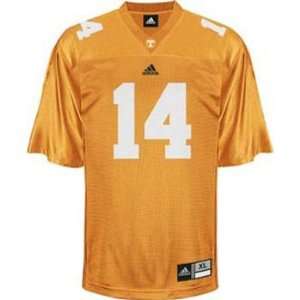  Tennessee #14 Adidas Replica Football Jersey (Orange)   X 