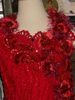 Blood Red 2Pc.Glitz National Pageant Dress/Gown, Plus Size, Custom 