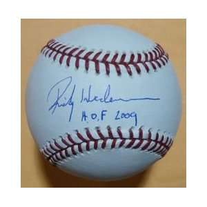  Rickey Henderson Autographed/Hand Signed Oakland Athletics 