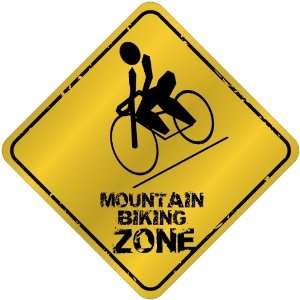  New  Mountain Biking Zone  Crossing Sign Sports